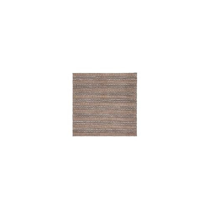 SAFAVIEH Natural Fiber Collection Area Rug - 6'6" Square, Black & Natural, Handmade Flat Weave Stripe Jute & Cotton Jute, Ideal for High Traffic Areas in Living Room, Bedroom (NFB651Z) - color: Black/Natural, size: 6'6" x 6'6" (Square)