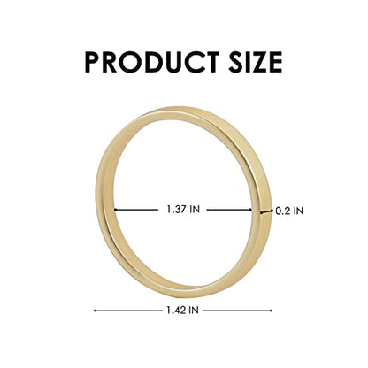 wonlex Cuff Brushed Gold Napkin Rings Set of 4, Circle Napkin Buckles Holder for Wedding Reception, Modernist Napkin Ring Holders for Tables, Metallic Serviette Buckles Decor - size: Set of 4