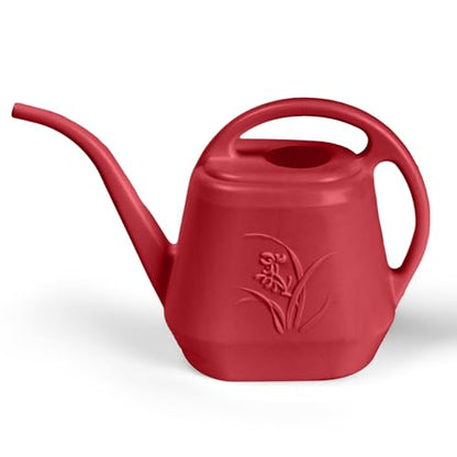 Plant Watering Can - 1/2 Gallon - Wine Red | With Long Spout for Watering-Home Indoor and Outdoor Garden - color: Wine Red