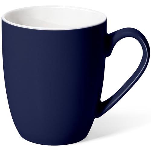 Urbanstrive 16 oz Large Coffee Mug with Handle Tea Cup Novelty Coffee Cup for Men Women Office Work, Dark Blue - color: Dark Blue