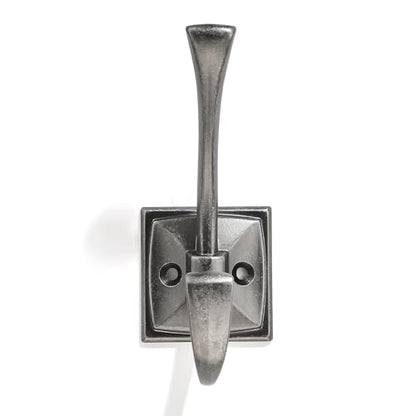Antique Design Wall Hanging Coat Hook 5 Pack Matte Antique Nickel Coat Hook Towel Hook for Entry Shoe Cabinet, Wardrobe Bathroom Bedroom Furniture Hardware - color: Antique Nickel