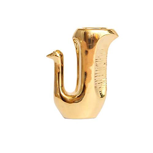 NWFashion Small Animal Statues Home Decor Modern Style Gold Decorative Ornaments (Peacock) - color: Peacock