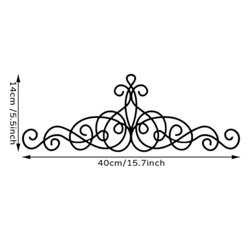 Scroll Wall Art Decor Abstract Metal Resin Thinker Statue Human Figurine Sculpture Decoration Suitable for Bedroom Living Room Office Shelf