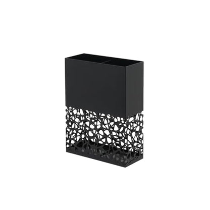 Indoor Entryway Umbrella Holder Can hold 10 umbrellas，tall Metal Large Capacity Umbrella Storage stand With removable drain tray,For Hotel,Offices,home,Commercial(Black-E) - color: Black-E