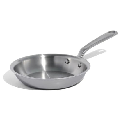Made In Cookware - 8-Inch Stainless Steel Frying Pan - 5 Ply Stainless Clad - Professional Cookware - Crafted in Italy - Induction Compatible - size: 8"