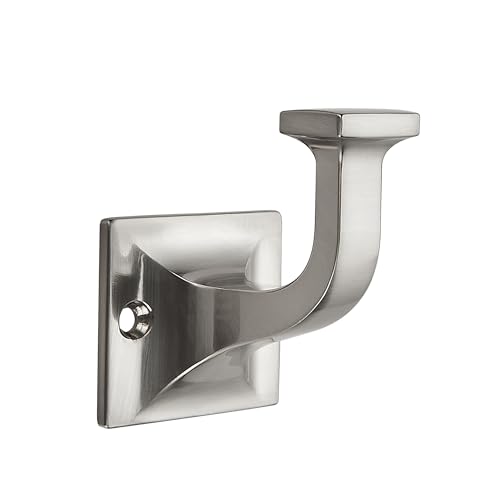 SAILING 3 Pack Coat Hooks - Brushed Nickel Robe Hooks Decorative Wall Hooks for Bathroom Bedroom Kitchen Towel Robe Clothes Cabinet Closet Bathroom Hardware - color: Brushed Nickel