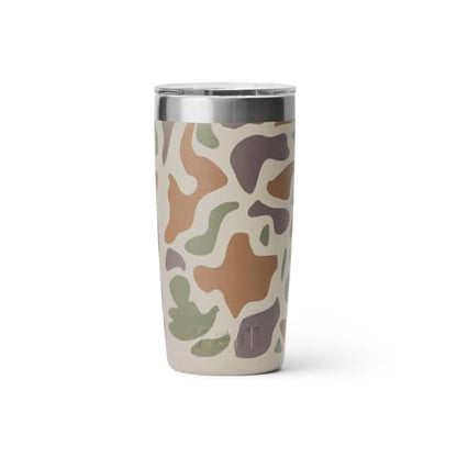 YETI Rambler 10 oz Tumbler, Stainless Steel, Vacuum Insulated with MagSlider Lid, Tan Camo - color: Tan Camo