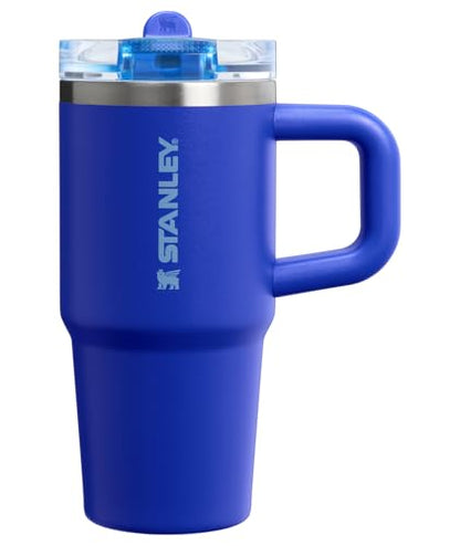 STANLEY Quencher ProTour Flipstraw Tumbler, 14 oz, Cobalt | Built-In Straw & Handle | Cupholder Compatible for Travel | Leakproof Insulated Stainless Steel Cup | BPA-Free - color: Cobalt, size: 14 Ounces