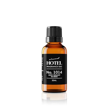 AirScent Hotel Diffuser Oil No. 1014 - Iconic 5-Star Hotel Blend - 30 mL | Lemon Bergamot Sea Breeze - Coastal Blend - Fragrance Oil for Ultrasonic and Waterless Diffusers and Crafting - size: 1 Fl Oz (Pack of 1)
