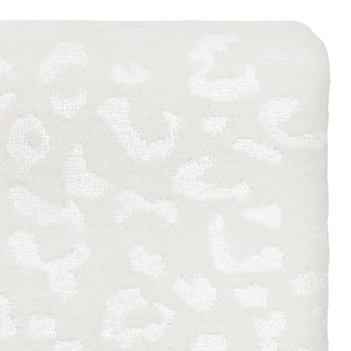 Nicole Miller - Bath Towels, Soft & Absorbent Cotton, Dorm Room Essentilals, Set of 2 (Celina Collection, Cream) - size: 2pc Bath Towels