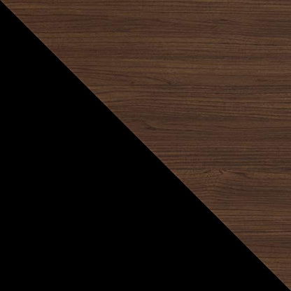 Umbra Flip Coat Rack, Wall Mounted 5-Hook Space Saving, Walnut/Black | Real wood and steel build, retractable hooks fold flat, holds coats bags and scarves, easy install - color: Walnut/Black, size: 5-Hook