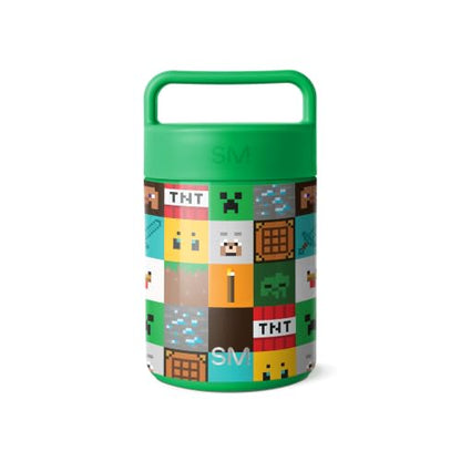 Simple Modern Minecraft Insulated Food Jar with Handle | 12oz | Mashup | Provision Stainless Steel Food Jar, Lunch Container | Leak Proof for Kids, Adults, Smoothie Bowl, Soup | Minecraft Mashup - color: Minecraft: Mashup, size: 12 Ounces