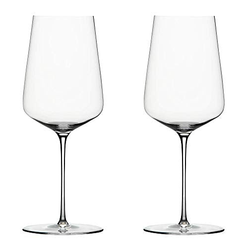 Zalto Denk'Art Universal Hand-Blown Crystal Wine Glasses, Set of 2 | Austrian Craftsmanship, Hand-Blown by Master Artisans in Europe, Lead-Free Crystal Stemware, For Red & White Wines