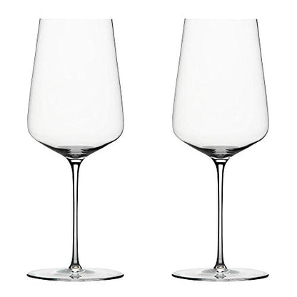 Zalto Denk'Art Universal Hand-Blown Crystal Wine Glasses, Set of 2 | Austrian Craftsmanship, Hand-Blown by Master Artisans in Europe, Lead-Free Crystal Stemware, For Red & White Wines