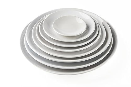 Restaurant Value, Stoneware Coupe Shape Plate 6.5", Bright White, Case of 36 - color: Bright White, size: Plate 6.5"