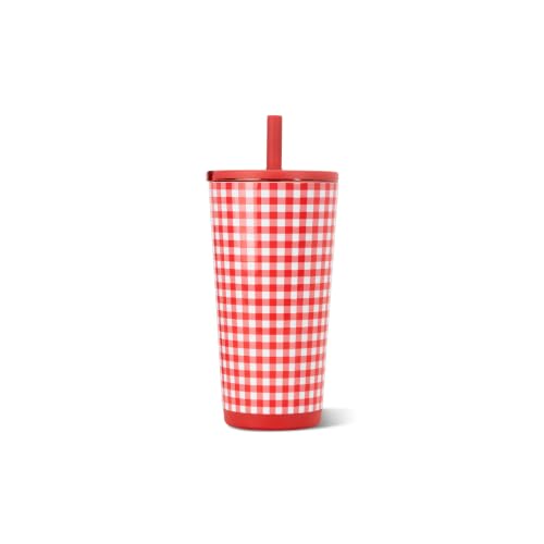 HydroJug Everyday Tumbler 20 oz, Ceramic-Lined Straw Cup, Summer Picnic - color: Summer Picnic, size: 20 Ounces