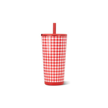 HydroJug Everyday Tumbler 20 oz, Ceramic-Lined Straw Cup, Summer Picnic - color: Summer Picnic, size: 20 Ounces