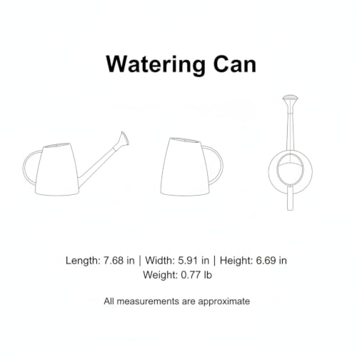 1.8L Long Spout Watering Can for Indoor Plants, Durable PP Plastic Pot Waterer with Precise Flow Control for Home Garden, Balcony & Windowsill - color: Blue