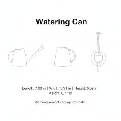 1.8L Long Spout Watering Can for Indoor Plants, Durable PP Plastic Pot Waterer with Precise Flow Control for Home Garden, Balcony & Windowsill - color: Blue
