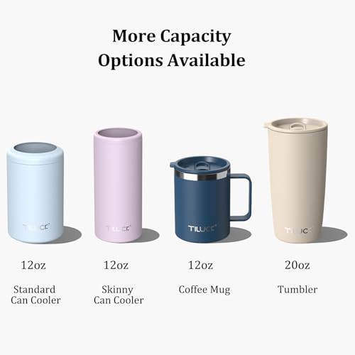 TILUCK 20 oz Insulated Coffee Tumbler with BPA-Free Lid | Travel Coffee Mug, Dishwasher Safe, Cup Holder Friendly, Double-Wall Vacuum Insulation for Hot & Cold Drinks, MatteSakuraPink - color: Matte SakuraPink, size: 20 Ounces