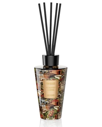 M&SENSE Reed Diffuser Set, Roasted Coffee, 8.79 oz Natural Essential Oil | Non-Toxic Organic, Long-Lasting Fragrance, Ideal for Living Room, Study, Gifts for Women - color: Roasted Coffee