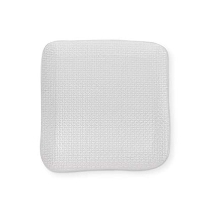 Stone Lain Olivia Weave Stoneware Dish Set, 4 Salad Plates, White