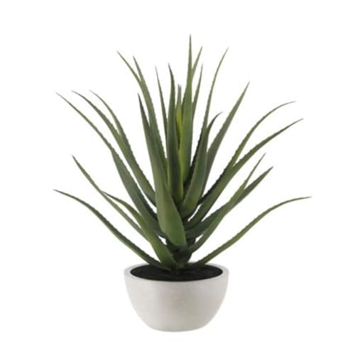 CG Hunter Faux Agave Plant, Premium Artificial Indoor Plant Stands 31.5” Tall and Enhances Interior Design, Lifelike-Leaves Create Realistic Natural Appearance, Planter Pot Included - size: 31.5" Agave