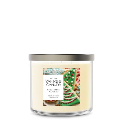 Yankee Candle Christmas Cookie, Scented Candle, 14.5oz 3-Wick Candle Jar with up to 40 Hours Burn Time - color: Christmas Cookie, size: 14.5oz
