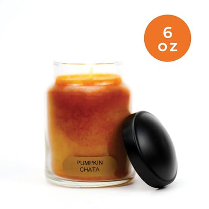 A Cheerful Giver - Pumpkin Chata - 6oz Baby Scented Candle Jar with Lid - Keepers of the Light - 30 Hours of Burn Time, Gift for Women, Orange - size: 6 oz, style: Pumpkin Chata