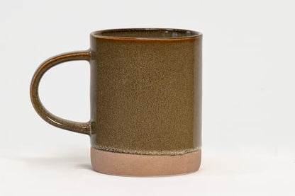 House Beautiful Versatile Modern Stoneware Mug Set – 17 oz, Set of 4 (Crafted Essence) - color: Crafted Essence