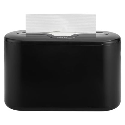 Countertop Paper Towel Holder Dispenser,Black-M | Commercial Paper Towel Dispenser, Multifold Trifold Z-Fold Paper Towel Holder,Napkin Holder Dispenser - color: Black-m