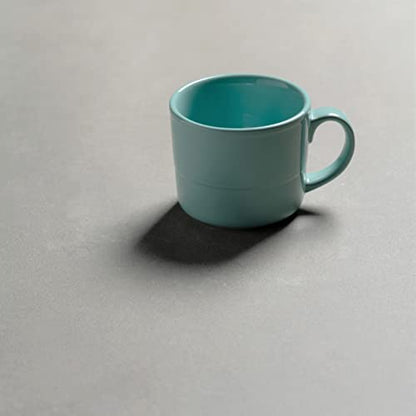 Double Line 3.75"/12 oz Mug, Set of 6, Seafoam - color: Seafoam, size: 12 Ounces