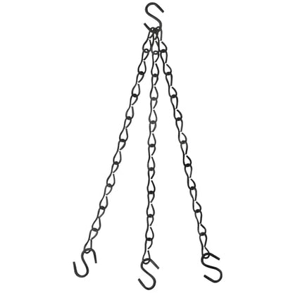 National Hardware V2663 N275-024 Flower Plant Chains in Black, 18" - color: Black