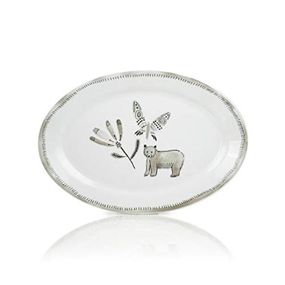 14" Oval Platter - Bear With Me