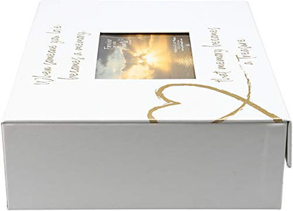 Pavilion- When Someone You Love Becomes a Memory-White & Gold Memory Box