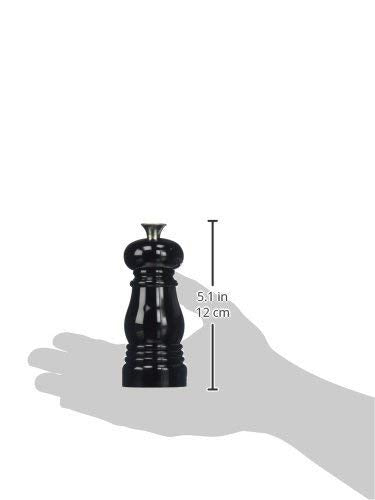 Le Creuset Petite Salt and Pepper Mill Set, 5" x 2" each, Black and White - color: Black/White, size: Small