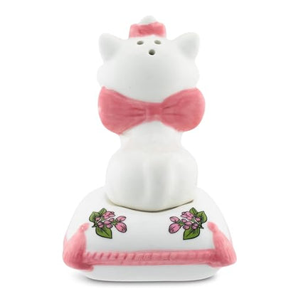 Disney The Aristocats Marie With Pillow Ceramic Salt and Pepper Shaker Set | Spice Dispenser Storage Canisters