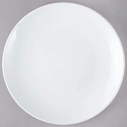 Restaurant Value, Stoneware Coupe Shape Plate 8.25", Bright White, Case of 24 - color: Bright White, size: Plate 8.25"