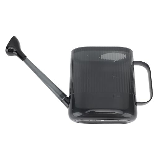 GLOGLOW Indoor Watering Can Garden Watering Can Long Spout 1.8L PP Water with Long Spout for Precise Root and Spraying for Home Garden Backyard Plants (Grey) - color: Gray