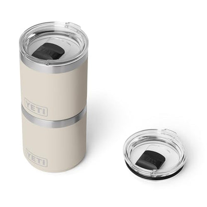 YETI Rambler 10 oz Ceramic Lined Lowball 2.0, Vacuum Insulated with MagSlider Lid, Cape Taupe - color: Cape Taupe
