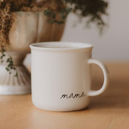 Sweet Water Decor Mama Campfire Mugs - 11oz Cute Coffee Mugs for Hot & Cold Drinks - Dishwasher & Microwave Safe - Ceramic Travel Mug - Ideal Tea and Espresso Mug - style: Mama