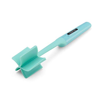 Farberware Heat Resistant Nylon Meat and Potato Masher, Safe for Non-Stick Cookware, Aqua Sky - color: Aqua