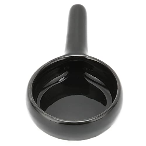 Tealight Wax Warmer Candle Spoon, Shape Replacement Candle Holder for Essential Oil, Aromatherapy Diffuser,Fragrance Incense (Black) - color: Black