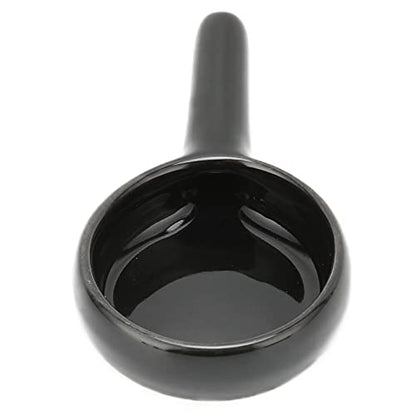Tealight Wax Warmer Candle Spoon, Shape Replacement Candle Holder for Essential Oil, Aromatherapy Diffuser,Fragrance Incense (Black) - color: Black