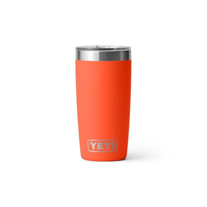 YETI Rambler 10 oz Tumbler, Stainless Steel, Vacuum Insulated with MagSlider Lid, Papaya - color: Papaya