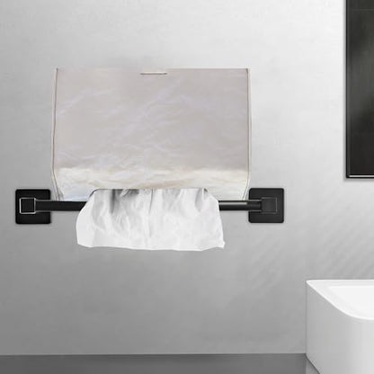 Hand Towels Box Cover,PU Leather Tissue Box Cover Holder Compatible with Kleenex Disposable Paper Hand Towels Suitable for Dining,Kitchen,Bathroom(1-White) - color: 1-white