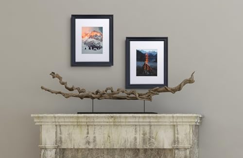 2 Pack 11x14 Picture Frames Black, Display Picture 8 x 10 with Mat, Photo Frame for Wall Gallery Mounting - color: Black, size: 11x14-2P