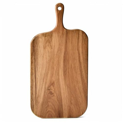 Linwnil Acacia Wood Cutting Board - Wooden Kitchen Cutting Board for Meat, Cheese, Bread, Vegetables & Fruits - Charcuterie Board & Cheese Serving Board with Handle (15"L x 7.5"W x 0.6"Th)