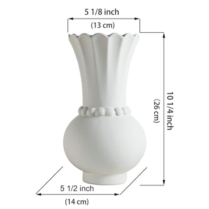 Modern Ceramic Vase - Grey, Perfect for Pampas Grass, Dried Flowers, Centerpieces - color: G-grey Big Vase
