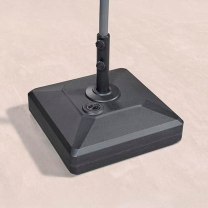 PURPLE LEAF HDML45 158 lbs Patio Market Umbrella Stand Base with Wheels | Convenient Mobility, High Quality HDPE Material, Maintain at least 3 Years, UV Protection, Strong Wind Resistant - size: Heavy-Duty